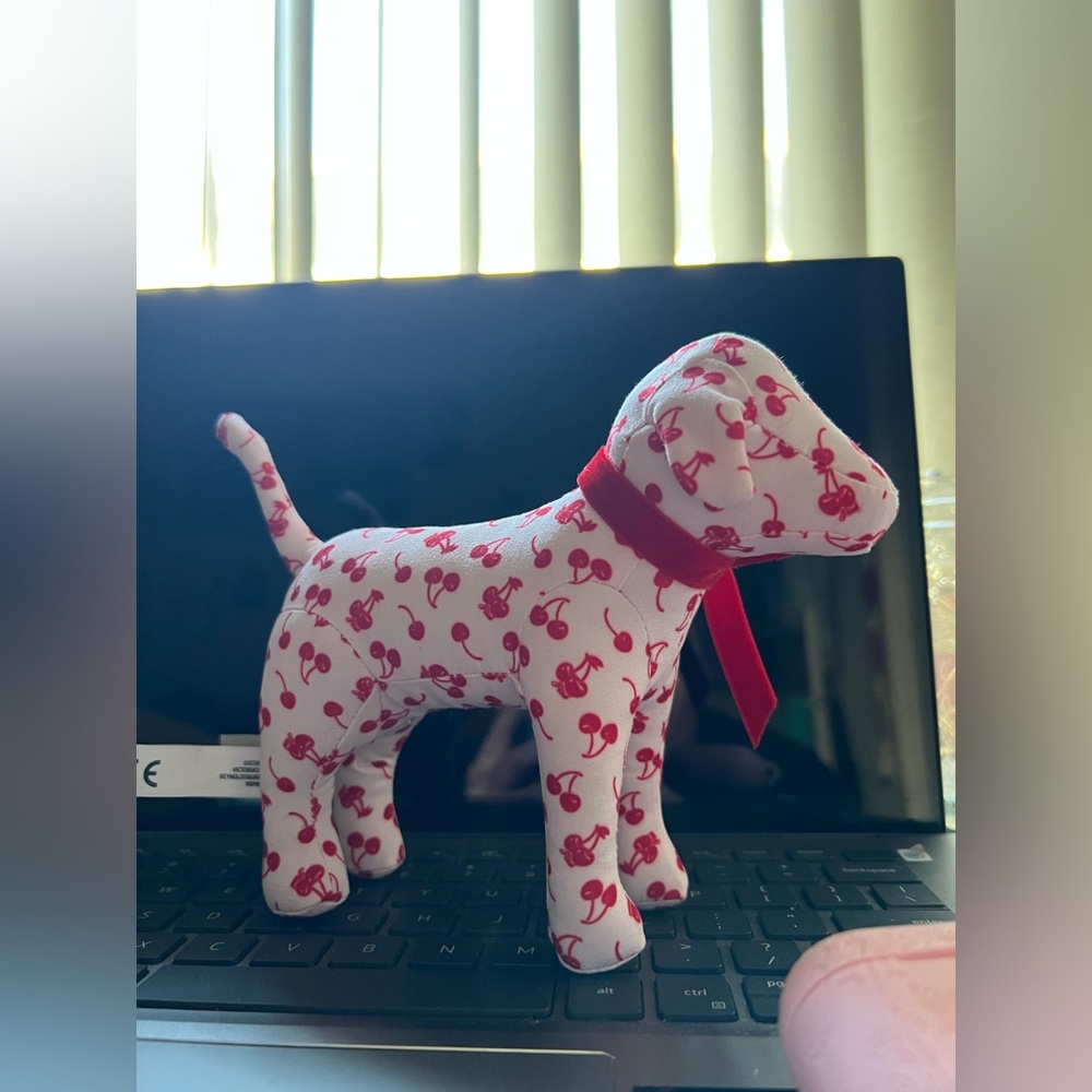 PINK Victoria's Secret Cherry Print Dog - Picture 2 of 5